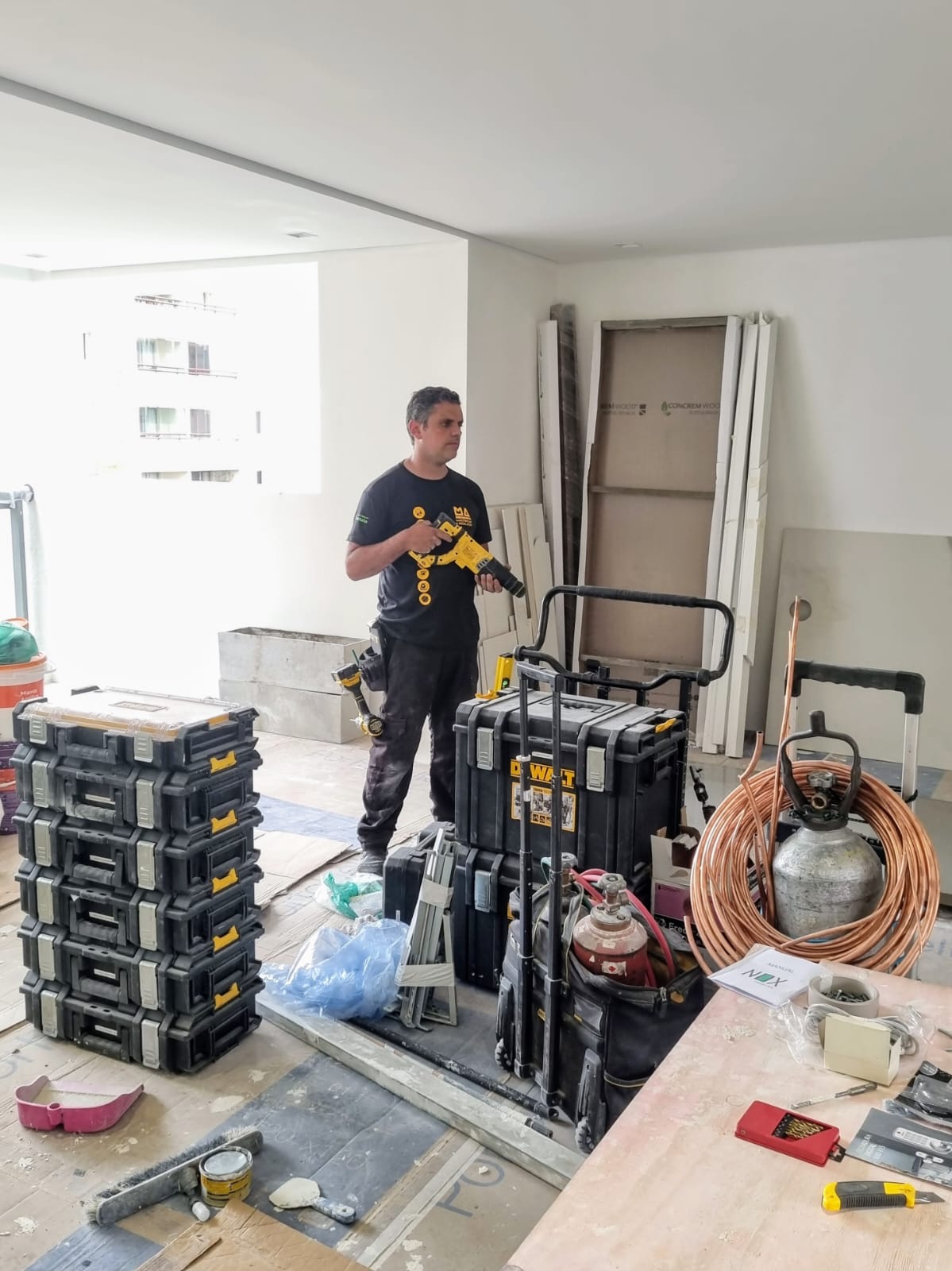 Equipe MA 1234 em ação